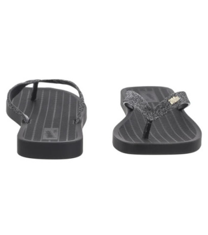 Melissa Sun Long Beach II AD 35781/AW132 Black/Silver (ML349-a) šlepetės
