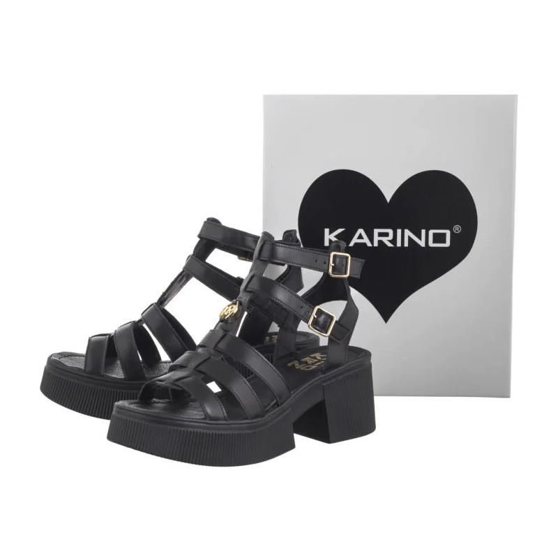 Karino Czarne 5457/076-P (KN21-a) sandalai