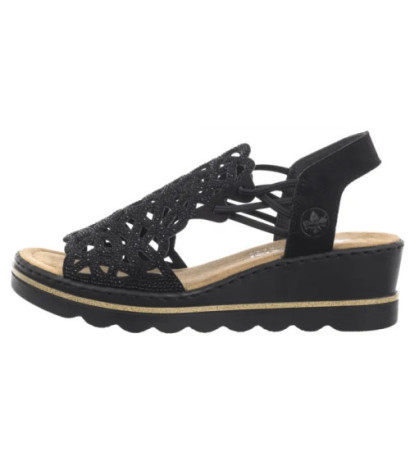 Rieker Czarne 67465-00 Black (RI252-a)