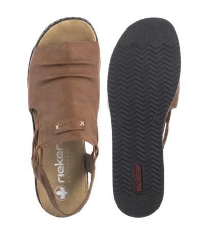 Rieker Brązowe 62962-22 Brown (RI257-a)
