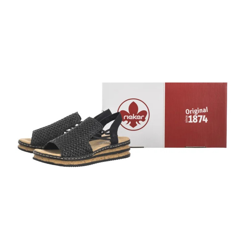 Rieker Czarne 62941-00 Black  (RI258-a)