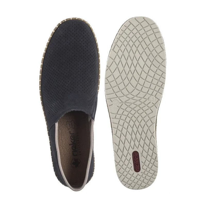 Rieker Niebieskie B5285-14 Blue (RI259-a) sportiniai bateliai 