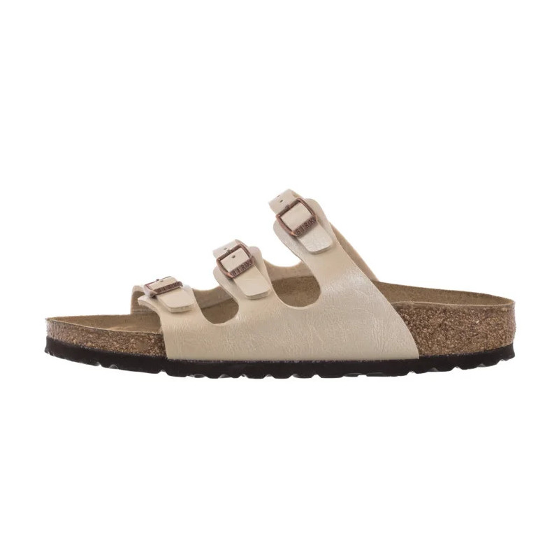 Birkenstock Florida Bs Graceful Pearl White 1029818 (BK299-b) Moteriški batai/šlepetės