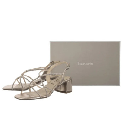 Tamaris Złote 1-28236-42 933 Light Gold (TM530-a) sandalai