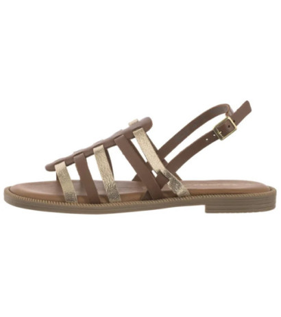 Tamaris Brązowe 1-28104-44 457 Cuoio Comb (TM531-a) sandalai