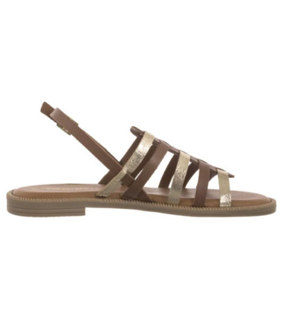 Tamaris Brązowe 1-28104-44 457 Cuoio Comb (TM531-a) sandalai