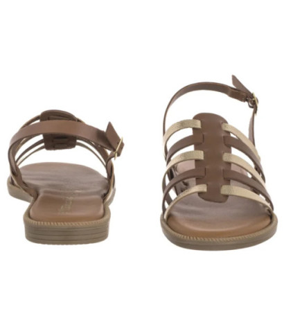 Tamaris Brązowe 1-28104-44 457 Cuoio Comb (TM531-a) sandalai