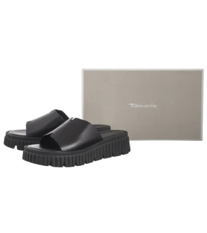 Tamaris Czarne 1-27216-44 001 Black (TM533-a) Moteriški batai/šlepetės