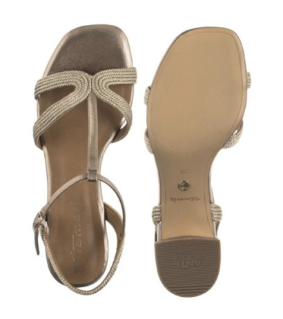 Tamaris Złote 1-28244-44 900 Bronce (TM536-a) sandalai