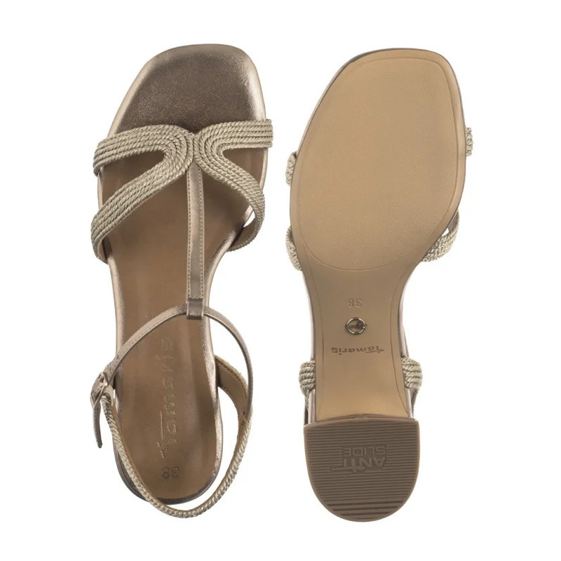 Tamaris Złote 1-28244-44 900 Bronce (TM536-a) sandalai