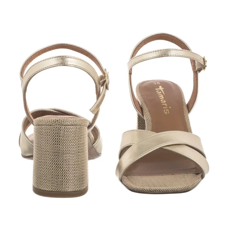 Tamaris Złote 1-28320-44 933 Light Gold (TM537-a) sandalai
