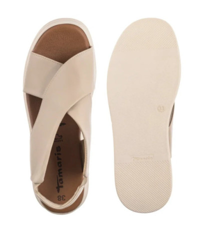 Tamaris Beżowe 1-28303-44 418 Ivory (TM538-a) sandalai