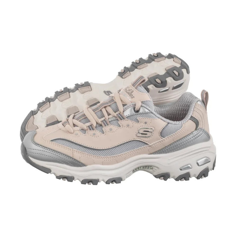 Skechers D'Lites - Chromatic Natural/Silver 150246/NTSL (SK205-a) sportiniai bateliai