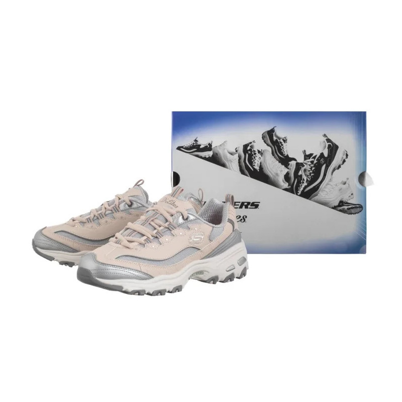 Skechers D'Lites - Chromatic Natural/Silver 150246/NTSL (SK205-a) sportiniai bateliai