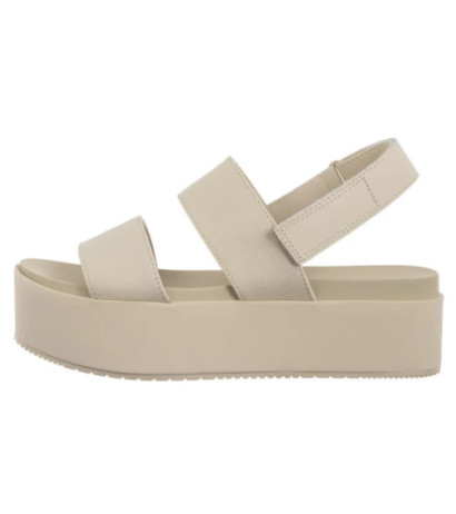 Calvin Klein Flatform Sandal Sling In Triple Turtle Dove YW0YW01788 AEO (CK652-a) sandalai