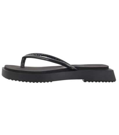 Calvin Klein Sq Low Wedge Sandal Stitch Triple Black YW0YW01716 0GJ (CK653-a) šlepetės
