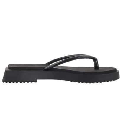 Calvin Klein Sq Low Wedge Sandal Stitch Triple Black YW0YW01716 0GJ (CK653-a) šlepetės