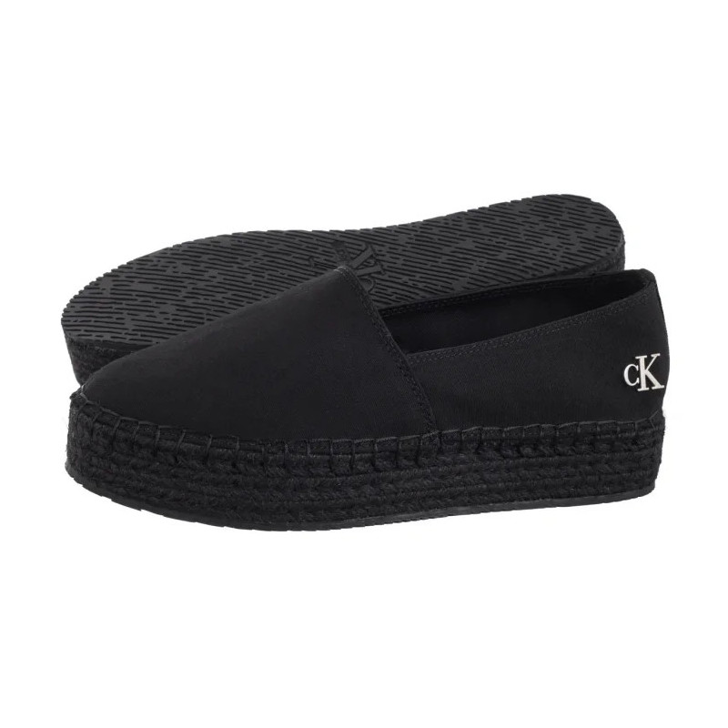 Calvin Klein Flatform Espadrille Mg/Hdw Triple Black YW0YW01737 0GJ (CK656-a) sportiniai bateliai
