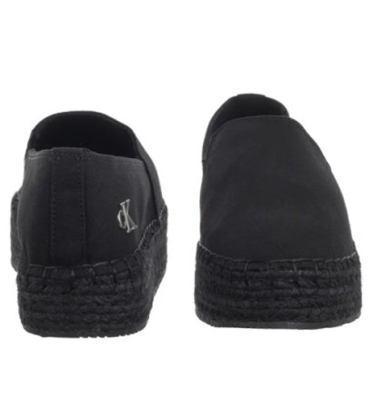 Calvin Klein Flatform Espadrille Mg/Hdw Triple Black YW0YW01737 0GJ (CK656-a) bateliai