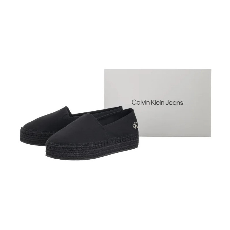 Calvin Klein Flatform Espadrille Mg/Hdw Triple Black YW0YW01737 0GJ (CK656-a) sportiniai bateliai