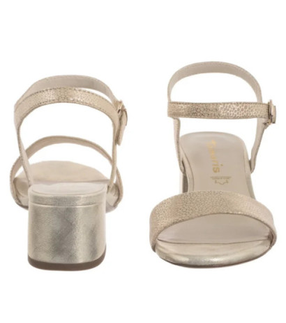 Tamaris Złote 1-28250-42 968 Lt Gold Struct (TM540-a) sandalai