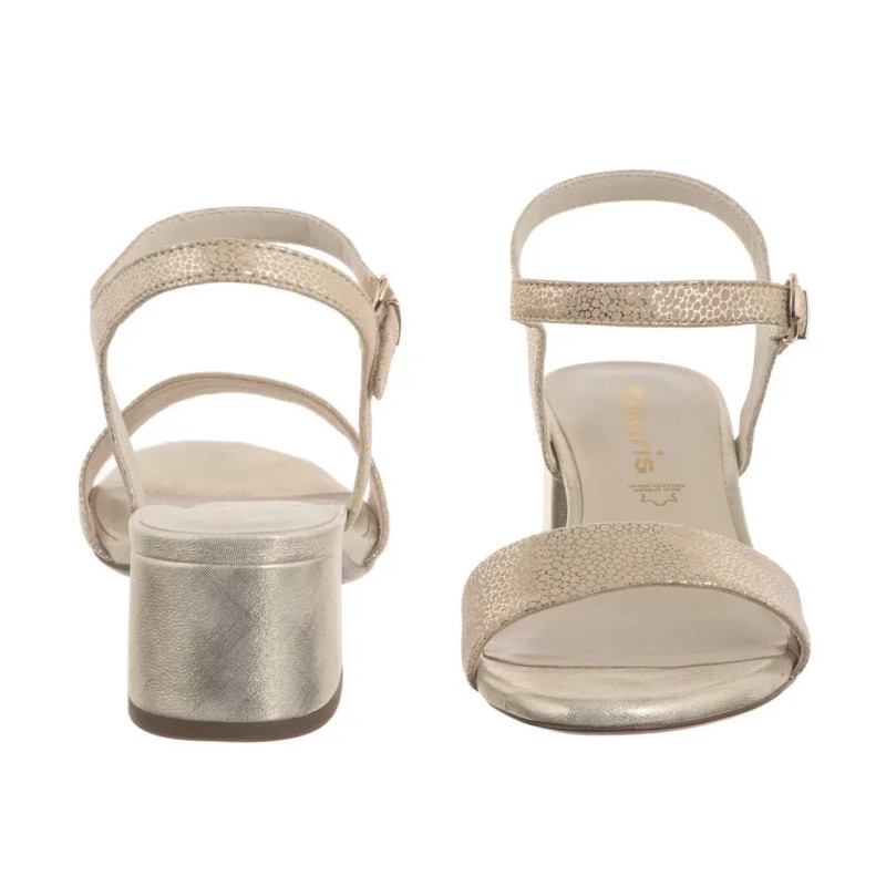 Tamaris Złote 1-28250-42 968 Lt Gold Struct (TM540-a) sandalai