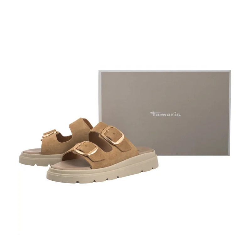 Tamaris Piaskowe 1-27239-42 346 Sand (TM542-a) Moteriški batai/šlepetės