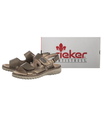 Rieker Brązowe 60462-90 Bronze (RI264-a) sandalai