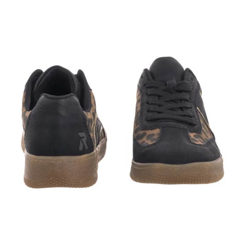 Rieker Czarne/Brązowe M5512-90 Multi (RI266-a) batai