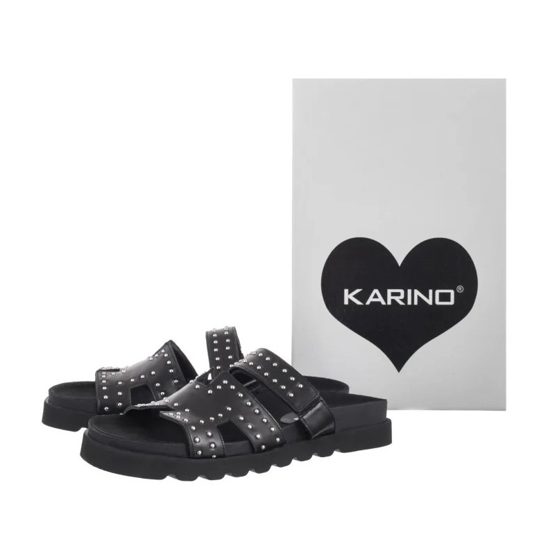 Karino Czarne 5557/076-P (KN22-a) Moteriški batai/šlepetės