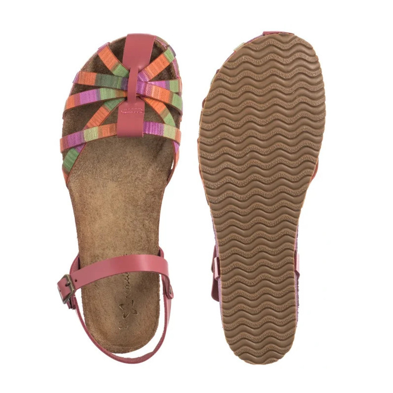 Maciejka Różowe/Multikolor 03074-39/00-0 (MA1354-a) sandalai