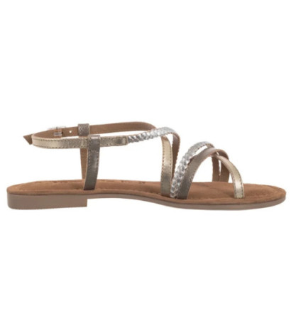 Tamaris Złote/Srebrne 1-28139-44 116 Chapagne Comb (TM545-a) sandalai