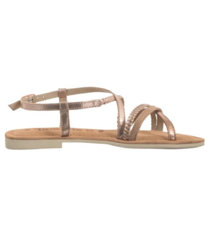 Tamaris Różowe 1-28139-44 952 Rose Metallic (TM545-b) sandalai