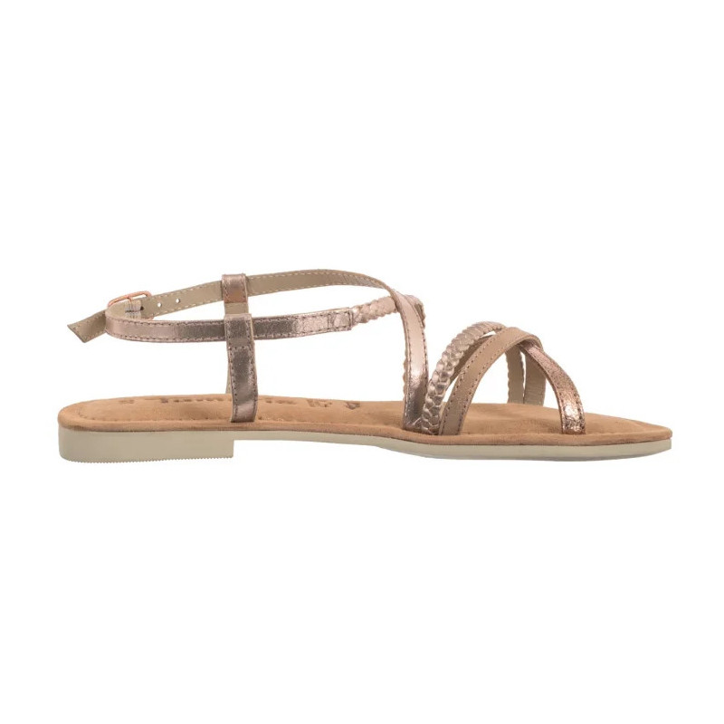 Tamaris Różowe 1-28139-44 952 Rose Metallic (TM545-b) sandalai