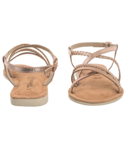 Tamaris Różowe 1-28139-44 952 Rose Metallic (TM545-b) sandalai