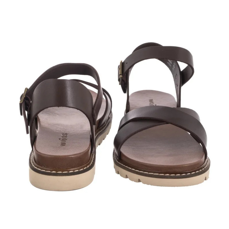 Wojas Brązowe 76196-52 (WO283-b) sandalai