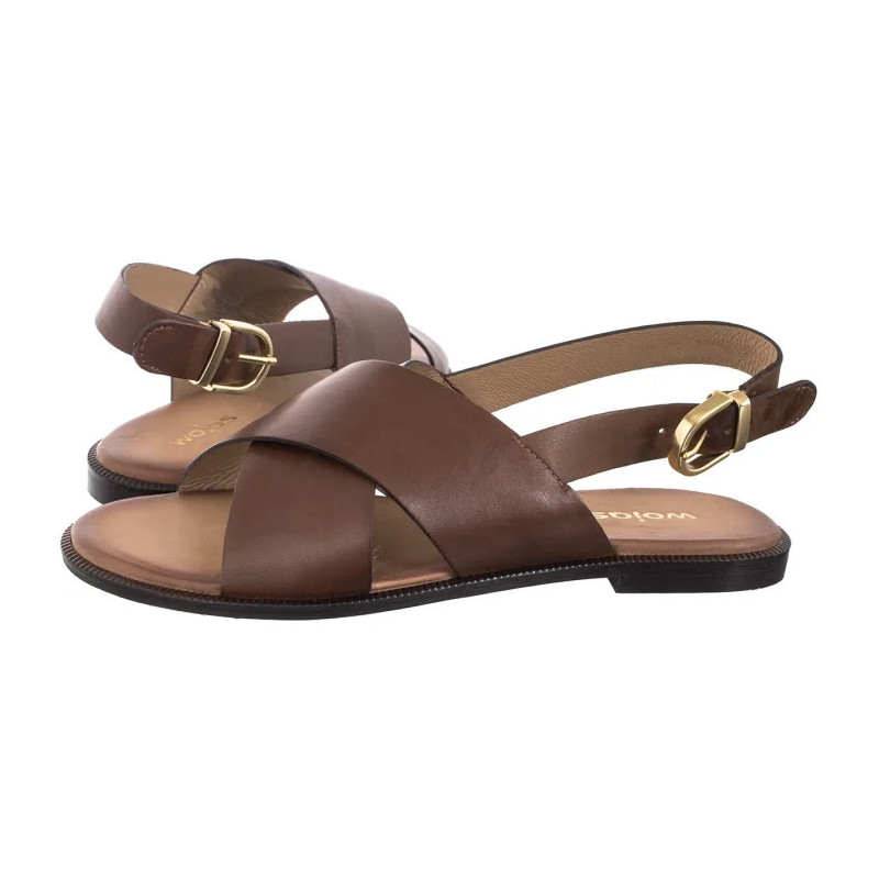 Wojas Brązowe 76071-52 (WO291-b) sandalai