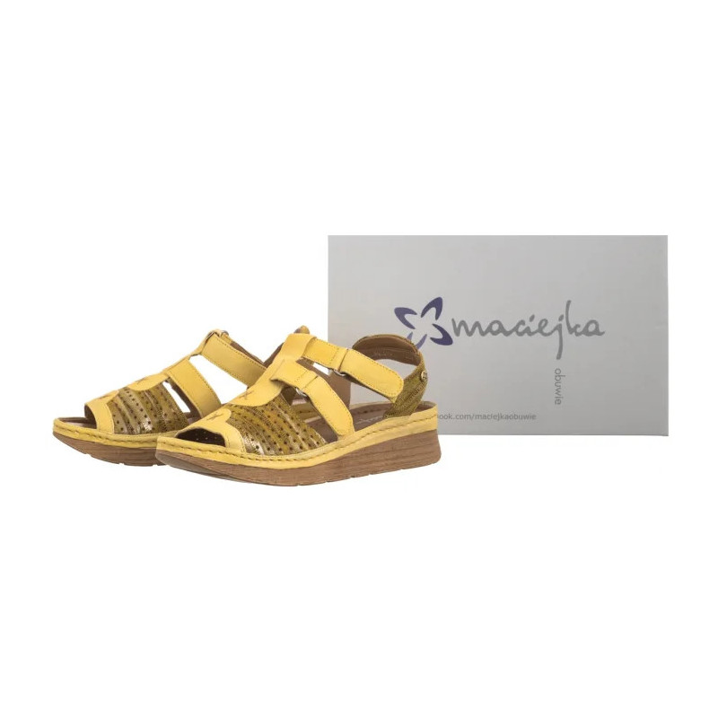 Maciejka Białe L6847-11/00-1 (MA1352-b) sandalai