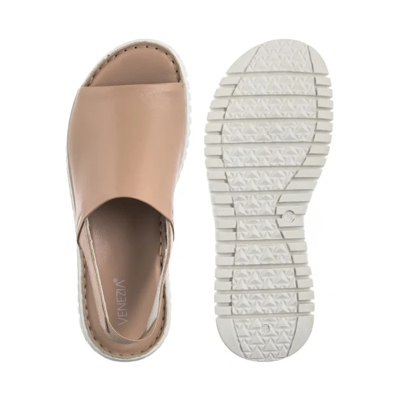 Venezia Beżowe L023LEBEOBS093 (VE839-b) sandalai
