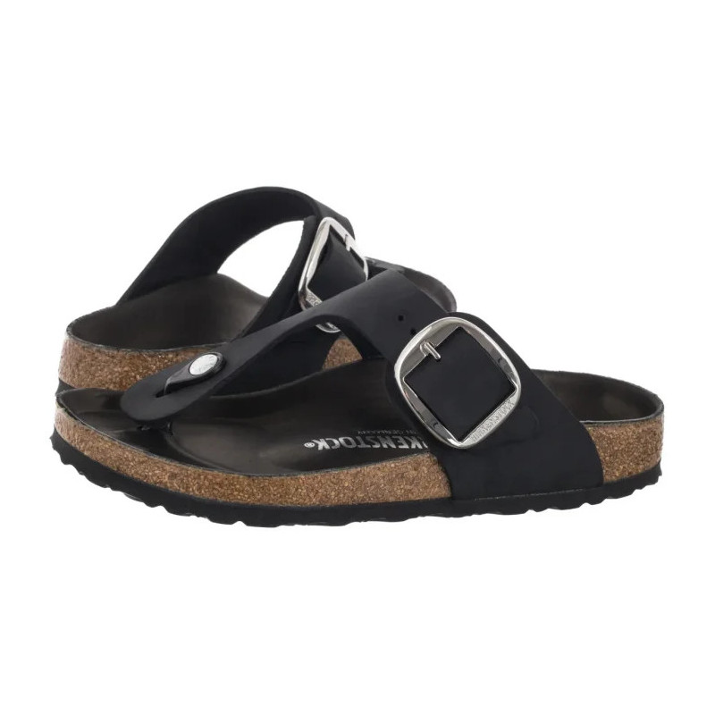 Birkenstock Gizeh Big Buckle Narrow Black 1023337 (BK306-a) šlepetės