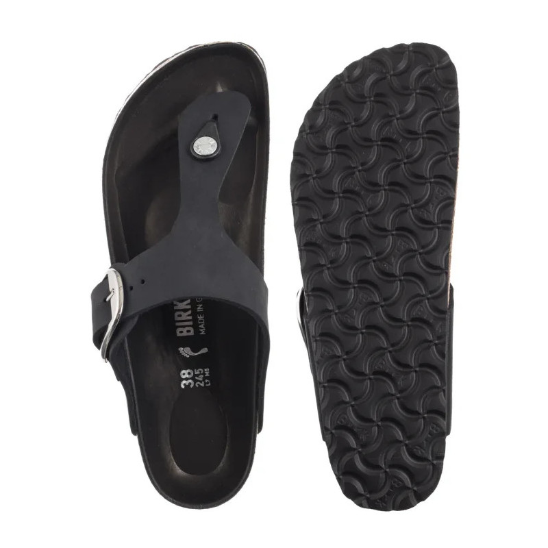 Birkenstock Gizeh Big Buckle Narrow Black 1023337 (BK306-a) šlepetės