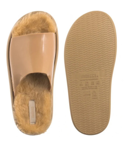 Melissa Fluffy Slide AD 33309/50484 Beige/Beige (ML370-b) Moteriški batai/šlepetės
