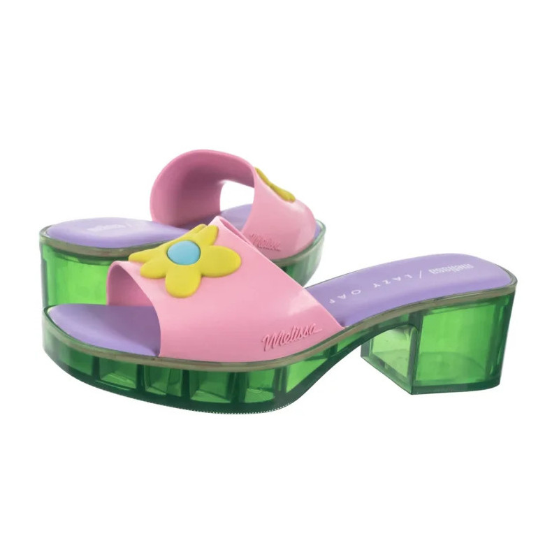 Melissa Shape+Lazy Oaf AD 33566/AA388 Green/Pink/Lilac (ML364-c) Moteriški batai/šlepetės
