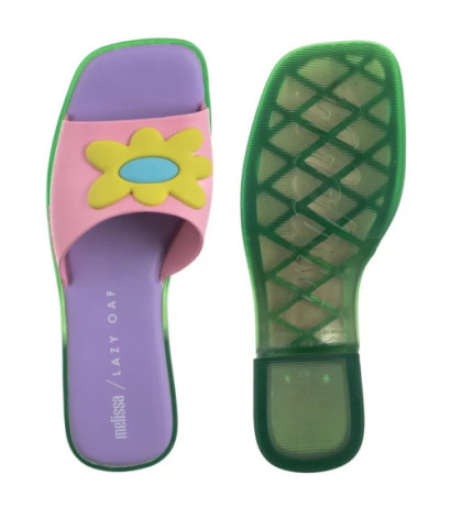 Melissa Shape+Lazy Oaf AD 33566/AA388 Green/Pink/Lilac (ML364-c) Moteriški batai/šlepetės