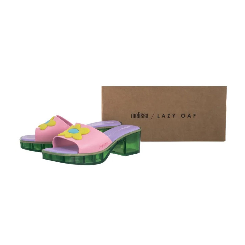 Melissa Shape+Lazy Oaf AD 33566/AA388 Green/Pink/Lilac (ML364-c) Moteriški batai/šlepetės