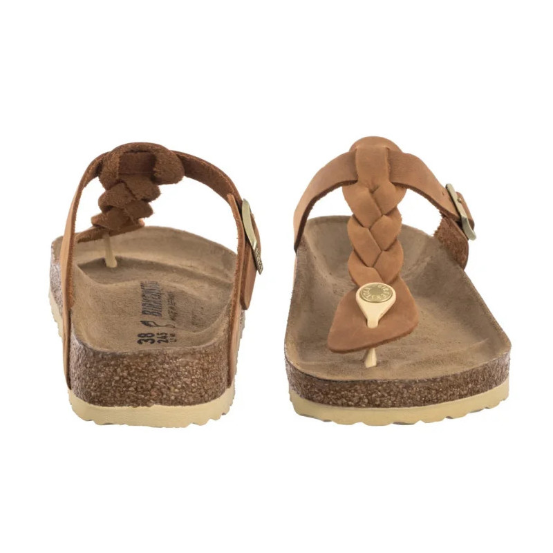Birkenstock Gizeh Braided Cognac 1021355 (BK310-a) šlepetės