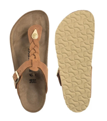 Birkenstock Gizeh Braided Cognac 1021355 (BK310-a) šlepetės