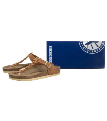 Birkenstock Gizeh Braided Cognac 1021355 (BK310-a) šlepetės