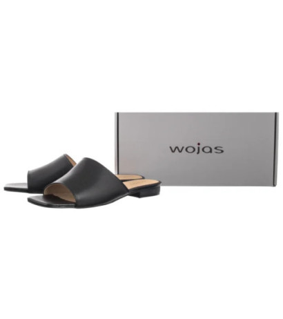 Wojas Czarne 74150-51 (WO292-b) Moteriški batai/šlepetės