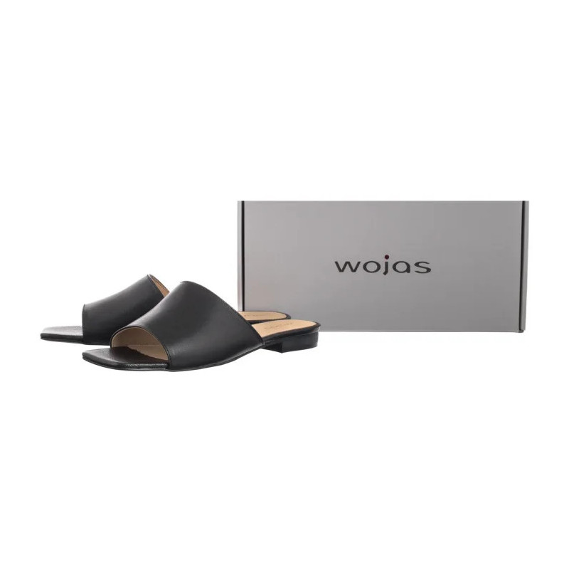 Wojas Czarne 74150-51 (WO292-b) Moteriški batai/šlepetės